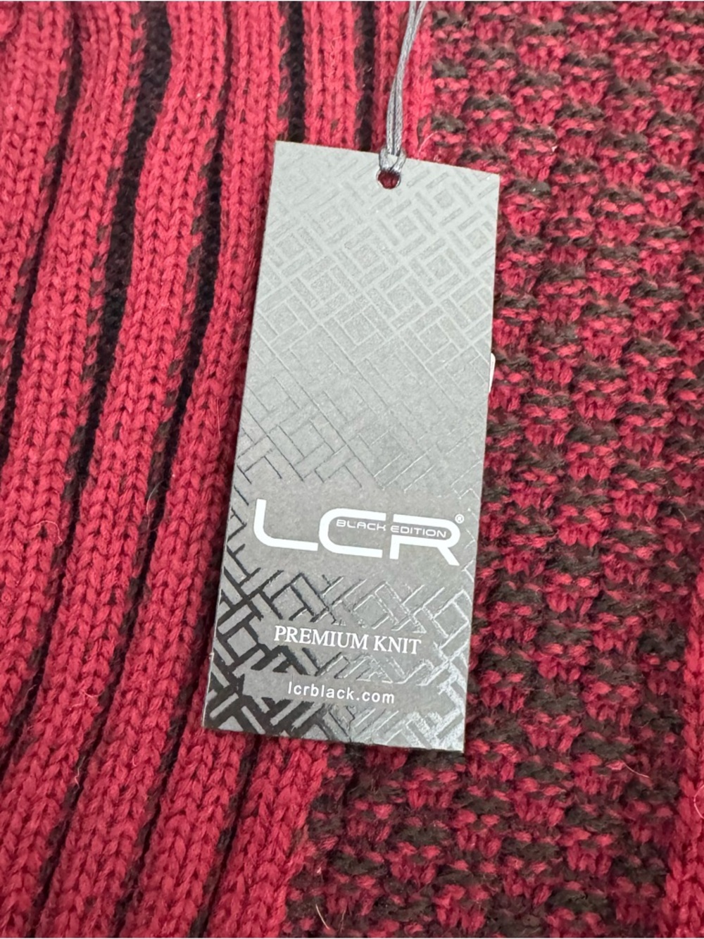 NWT LCR black edition Sweater Men’s Size XXL Buckle Details & Shoulder Patches - Picture 4 of 13